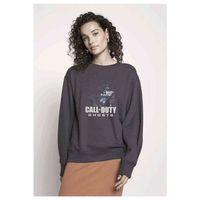 Call Of Duty Ghosts Baskılı Füme Antrasit Kadın Sweatshirt
