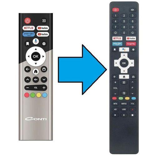 Contı ile uyumlu Google Tv Kumanda-Ses Özellikli