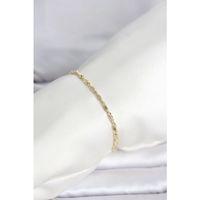 CM 14K Gold Renk Burgu Zincirli Model Kadın Bileklik