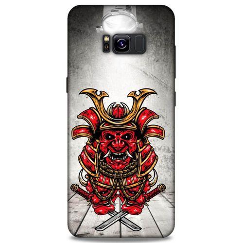 Lopard Samsung Galaxy S8 Plus Uyumlu Kılıf Tattoo's (39) Liquid Crystal Kılıf Şeytan Dövmesi