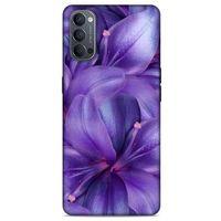 Oppo Reno 4 Uyumlu Kılıf Mor Delisi (35) Fit Design Kılıf Tomurcuk