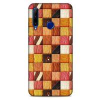 Huawei Honor 20 Lite Kılıf Patchwork (2) Kabı Turuncu Sarı