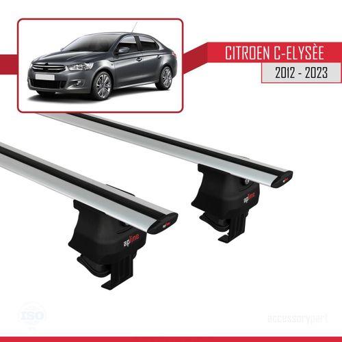Citroen C-Elysee 2012-2023 Arası ile uyumlu ACE-4 Ara Atkı Tavan Barı GRİ