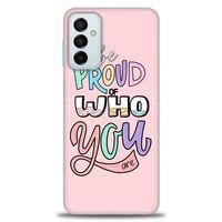 Samsung Galaxy M23 Kılıf HD Baskılı Kılıf - Who You + Tam Ekran Koruyucu