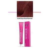 Premium 6.66 Koyu Kızıl Kumral - Kalıcı Krem Saç Boyası 50 g Tüp