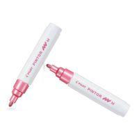 PILOT PİNTOR (M) YUVARLAK UÇ METALİK PEMBE ( İki Adet )