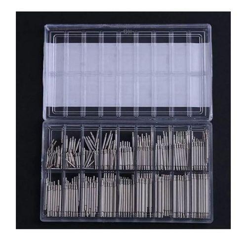 Zhltools Yaylı Çelik Saat Kordon Pimi 9 farklı ebatta 180 adet Kutulu Set