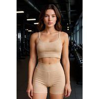 Kadın Kaşkorse Kumaş Askısı Garni Detaylı Spor Takım