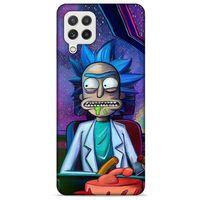 Samsung Galaxy A22 Uyumlu Kılıf Rick And Morty (45) Liquid Air Kılıf Decoy