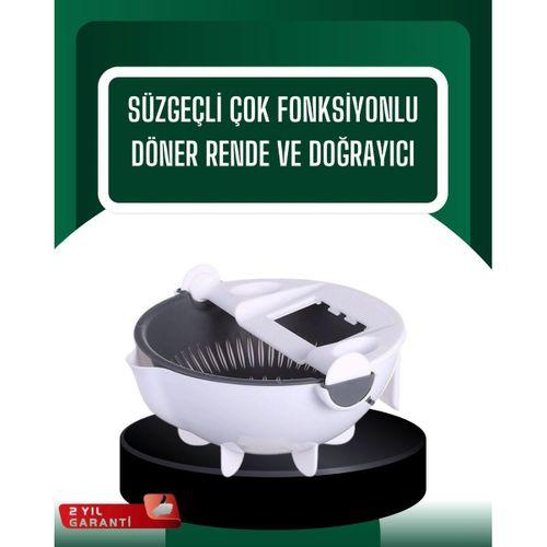 Çok Amaçlı Hazneli Sebze Rende Doğrayıcı Ve Soyucu