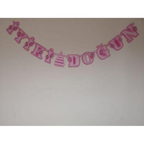 İYİKİ DOĞDUN BANNER PEMBE