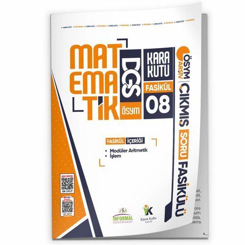 2026 DGS Matematik Kara Kutu Akademik 8 Fasikül ÖSYM Çıkmış Soru İşlem ve Modüler Aritmetik Fasikülü