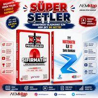 YarıÇap Yayınları TYT Problemler Sıfırmatik ve Zeduva Matematik İlk 12 Soru Bankası Seti 2 Kitap