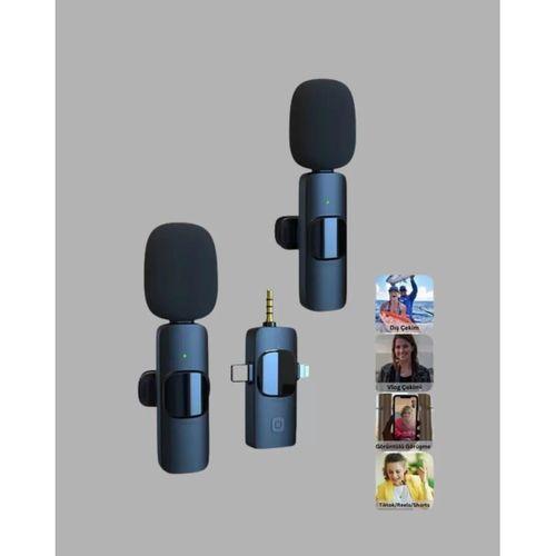 Kablosuz Mikrofon - Telefon Ve Bilgisayar Uyumlu
