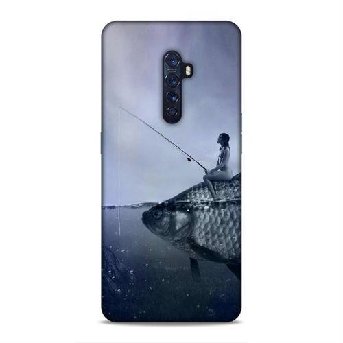 Oppo Reno 2 Kılıf Balikci Kiz Arka Kapak Silikon Koruma Full Koruyucu