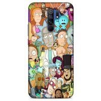 Xiaomi Redmi 9 Uyumlu Kılıf Rick And Morty (35) Fit Design Kılıf Cop Rick