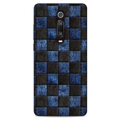 Xiaomi Redmi K20 Pro Kılıf Patchwork (9) Kılıf Siyah Mavi