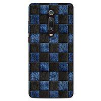 Xiaomi Redmi K20 Pro Kılıf Patchwork (9) Kılıf Siyah Mavi