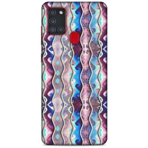 Samsung Galaxy A21s Kılıf Baskılı Özel Seri Taşlı (31) TPU Kılıf