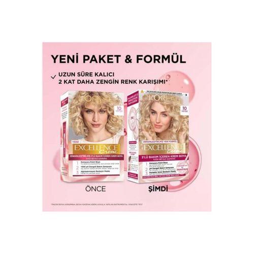 L'Oreal Paris L'Oréal Paris Excellence Creme 10 Açık Sarı Saç Boyası