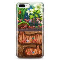 Apple iPhone 8 Plus Kılıf Karınca Yuvası Arka Kapak Koruma Desenli Full Koruyucu