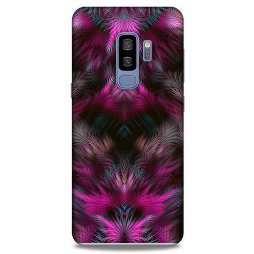 Samsung Galaxy S9 Plus Kılıf Desenli Özel Seri Tüyler (40) Fit Silikon Kılıf