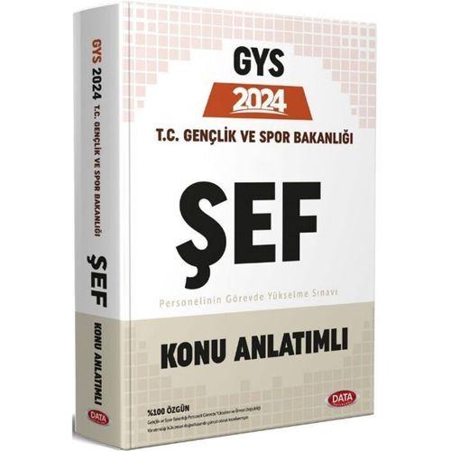 2024 GYS Gençlik ve Spor Bakanlığı Şef Konu Anlatımlı Hazırlık Kitabı Data Yayınları