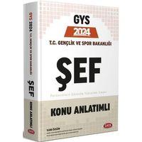 2024 GYS Gençlik ve Spor Bakanlığı Şef Konu Anlatımlı Hazırlık Kitabı Data Yayınları