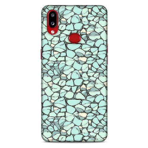 Samsung Galaxy A10s Kılıf Baskılı Özel Seri Taşlı (21) Koruyucu Kapak