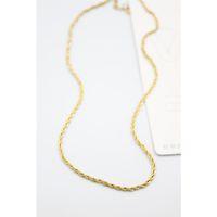 Burgu Zincir Kolye 60cm-3mm - Altın