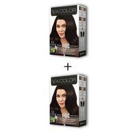 2X2 Tüp Krem Saç Boyası Seti Koyu Kahve No:3.0