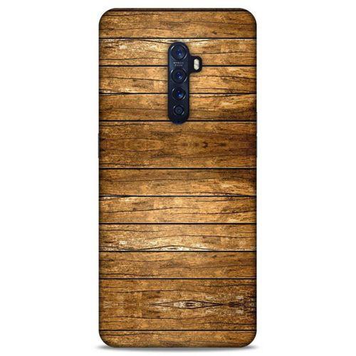 Lopard Oppo Reno 2 Uyumlu Kılıf Wood'X (16) Kalın Kılıf Desenli