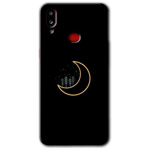 MRCİLETİSİM MRCİLETİSİM Samsung Galaxy A10s Kılıf HD Desen Baskılı Arka Kapak + Temperli Cam - İyi Geceler