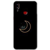 MRCİLETİSİM MRCİLETİSİM Samsung Galaxy A10s Kılıf HD Desen Baskılı Arka Kapak + Temperli Cam - İyi Geceler