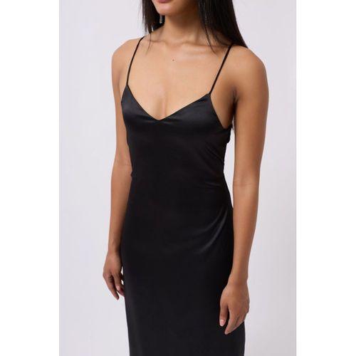 Saten İnce Asklı Elbise