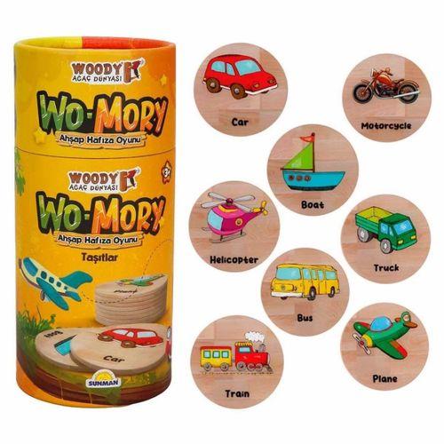 Eğitici Çocuk  Oyuncak Woody Wo-Mory Ahşap Hafıza Oyunu
