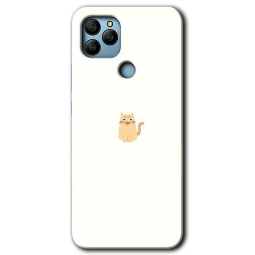 General Mobile GM 22 HD Baskılı Kılıf + 9D Tam Ekran Koruyucu - Cat Minimalism