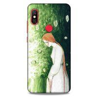 Xiaomi Redmi Note 6 Pro Kılıf Depresyon (16) Kalın Kılıf Turuncu Mavi