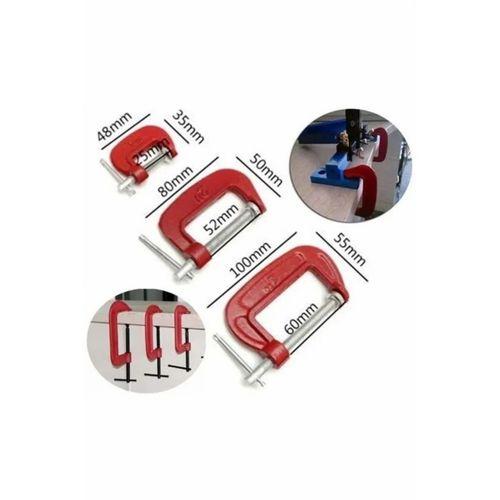 Doğrama Ve Metal Sıkma Sıkıştırma İçin 3lü Mini Mengene Aparat