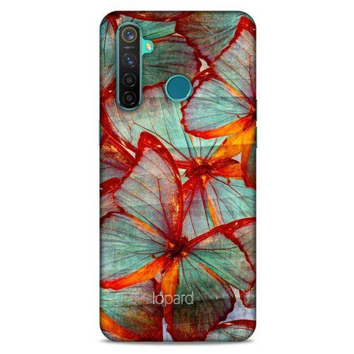 Oppo Realme 5 Pro Kılıf Kelebek Etkisi (31) TPU Kılıf Kırmızı Yeşil