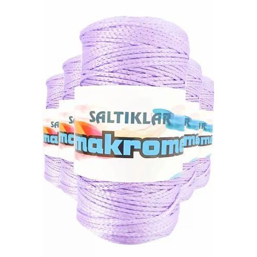 5 Adet Polyester Makrome İpi 3200 Lila 100 gr