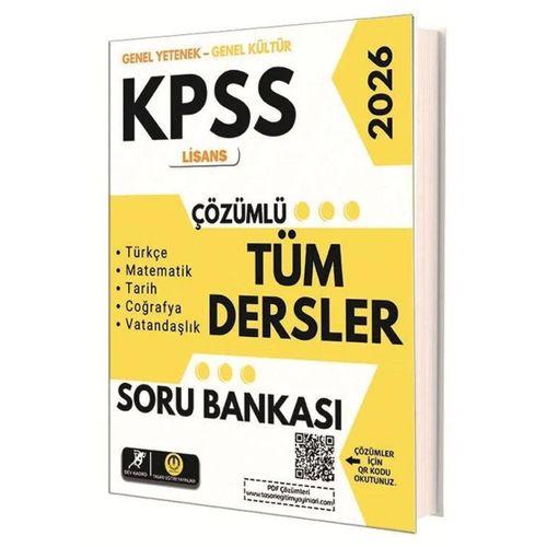 2026 KPSS Genel Yetenek Genel Kültür Lisans Tüm Dersler Soru Bankası Çözümlü Tasarı Yayınları