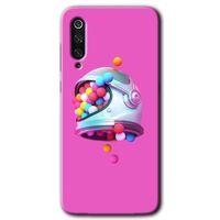 Xiaomi Mi 9 Kılıf HD Desen Baskılı Arka Kapak - Uzay Başlığı + Kırılmaz Cam