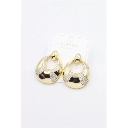 Taşlı Küpe - Altın