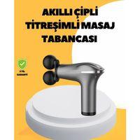 Şarjlı 4 Başlıklı Titreşimli Masaj Aleti Derin Kas Masajı Sporcu Destekli