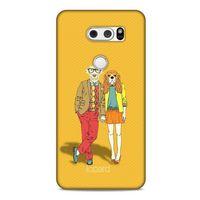 LG K50S Kılıf FunnyMaX (13) Silikon Kap Turuncu