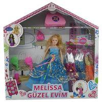 Bebek Yedek Elbiseli Ve Aksesuarlı - 1115-21 - Mavi