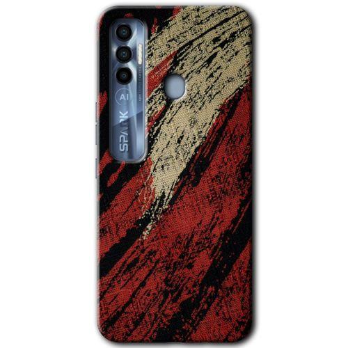 Potkal Hediye Fabrikası Tecno Spark 7 Pro Kılıf HD Desen Baskılı Arka Kapak - Kumaş Deseni 6