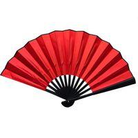 Plastik Kumaş Yelpaze 12'li Kırmızı