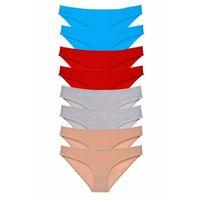 8 adet Süper Eko Set Likralı Kadın Slip Külot 534